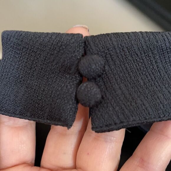 Stylestalker Asymmetrical Black Lana Noir Halter Crepe Dress S - Picture 6 of 14